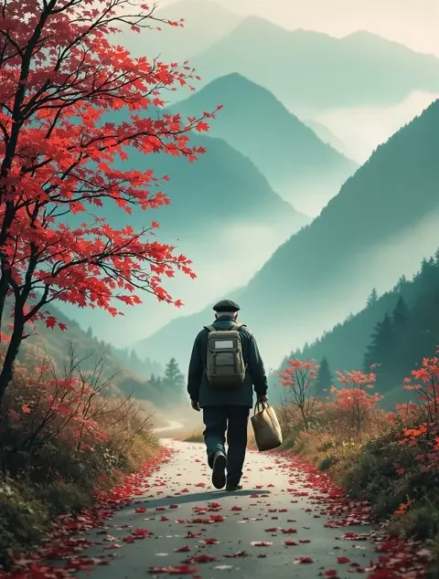 山间邮差 高清海报